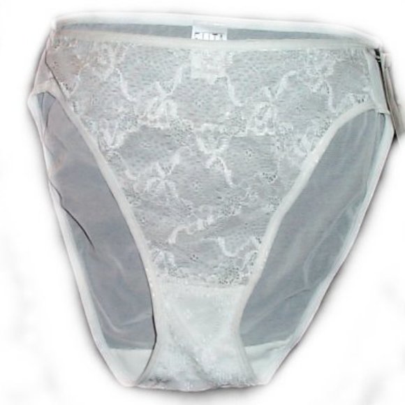 ELITA Lace Mesh Panties - Hi Cut Briefs - XS,S - Picture 1 of 1